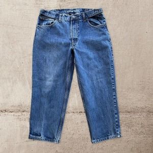 Lands’ End Traditional Fit Men's Jeans Comfort Waist Size Measured 35x25